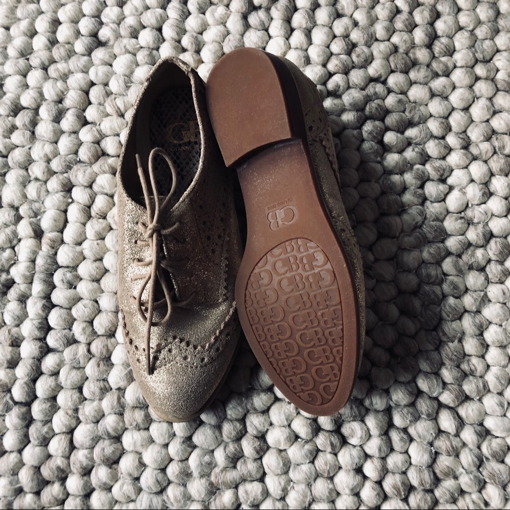Gianni bini gold Oxford shoes - Picture 3 of 4